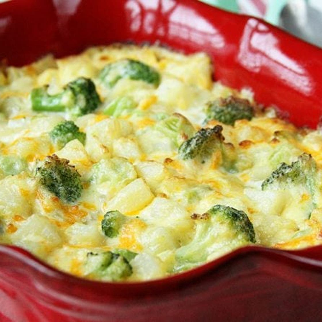 Scalloped Potatoes with Broccoli