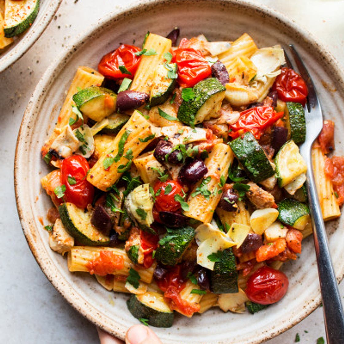 Vegan summer pasta