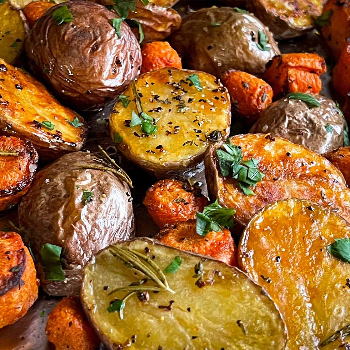 Roasted Potatoes and Carrots Recipe