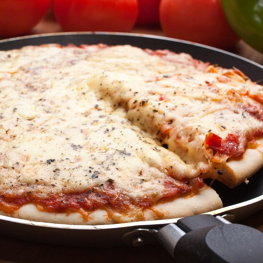 Receita de Pizza de frigideira