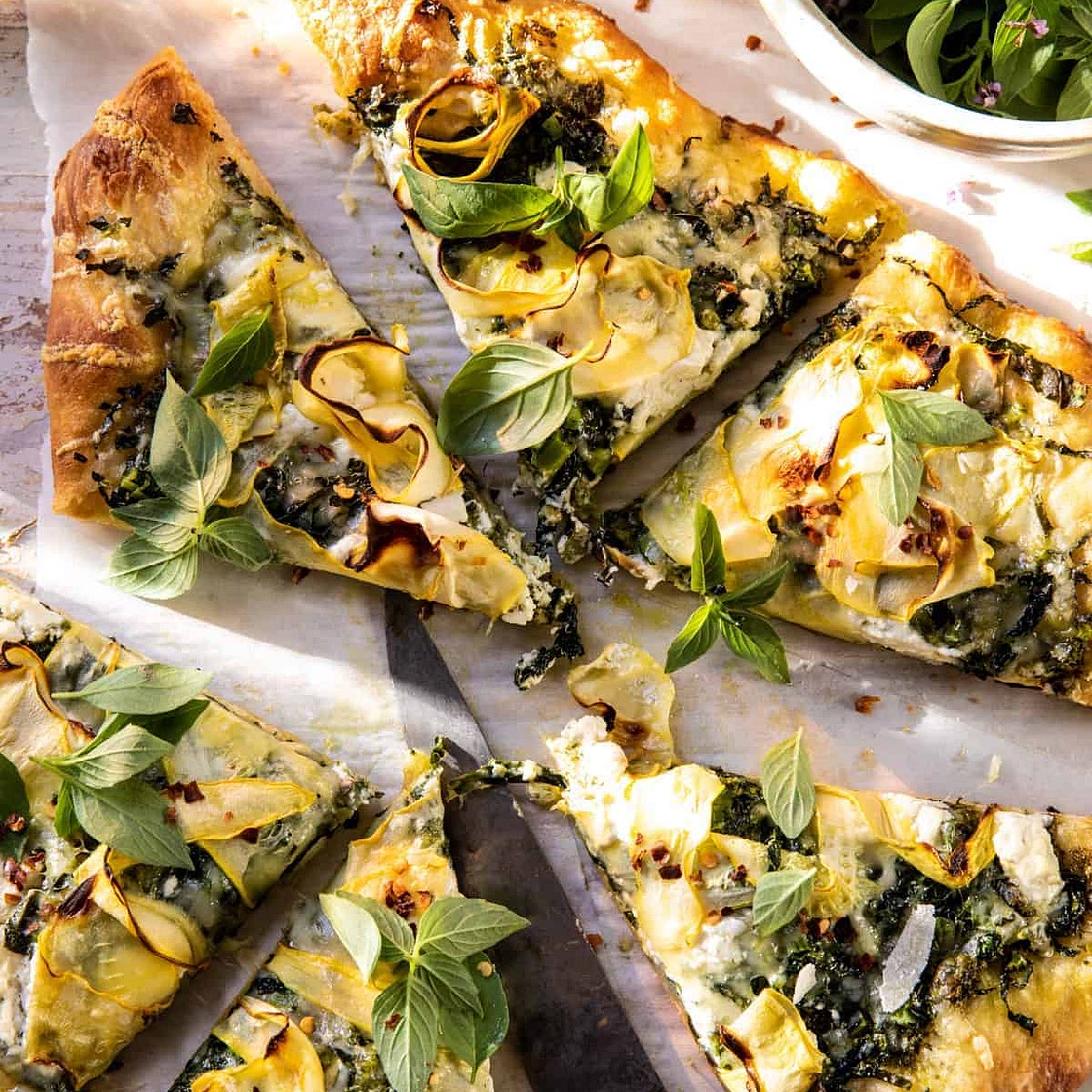 Garden Greens Goddess Pizza