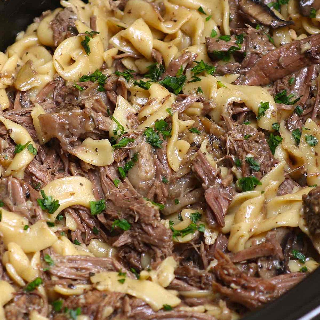 Crock Pot Beef and Noodles