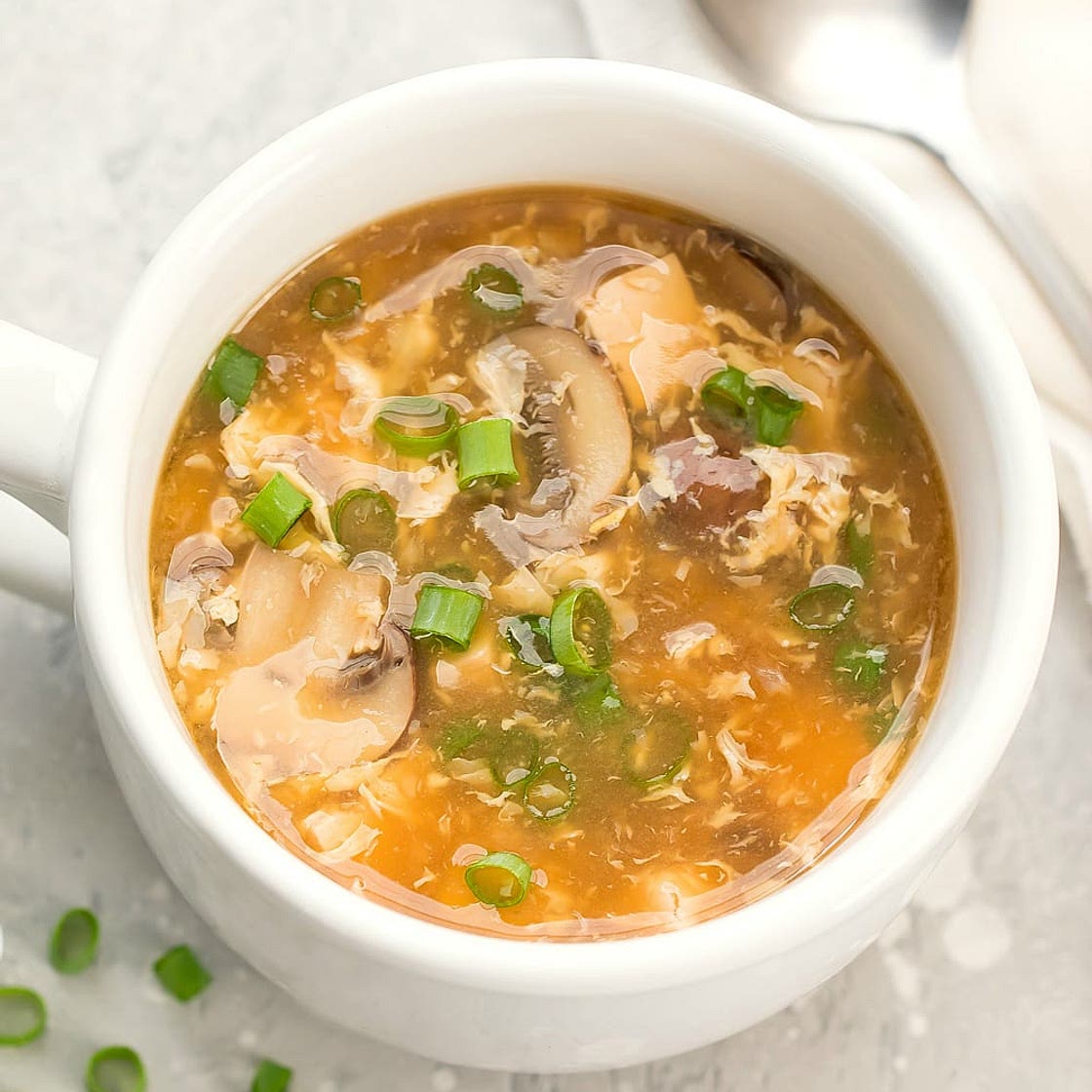 Microwave Hot and Sour Soup