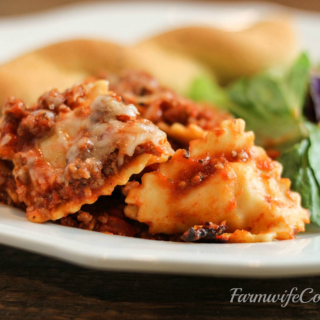 Slow Cooker Ravioli Casserole