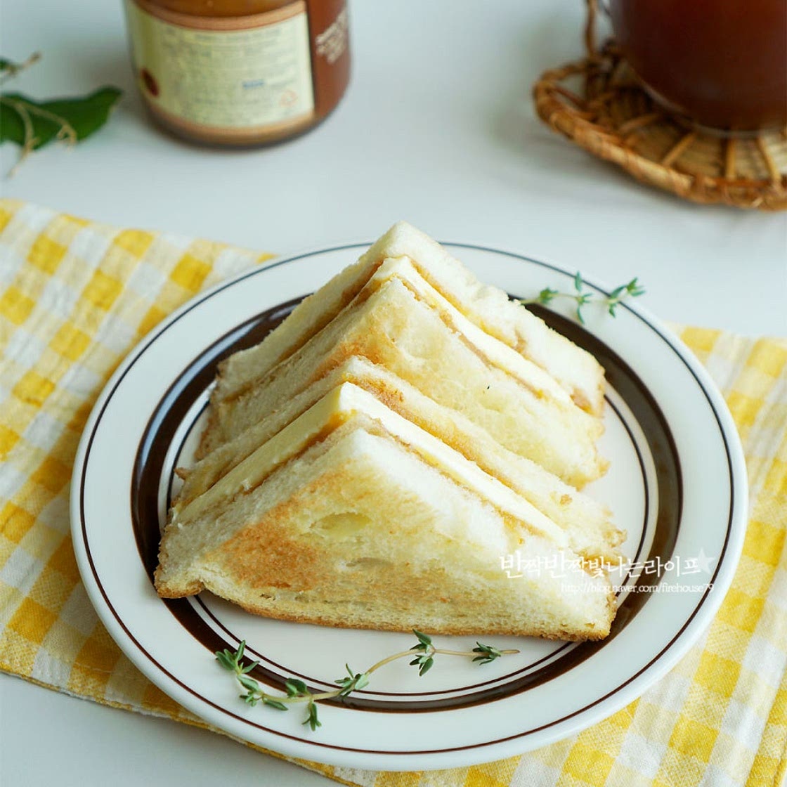 카야토스트 만들기 간단토스트 카야잼 버터 토스트 레시피