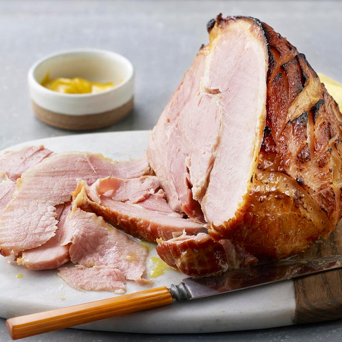 Slow cooker honey roast ham