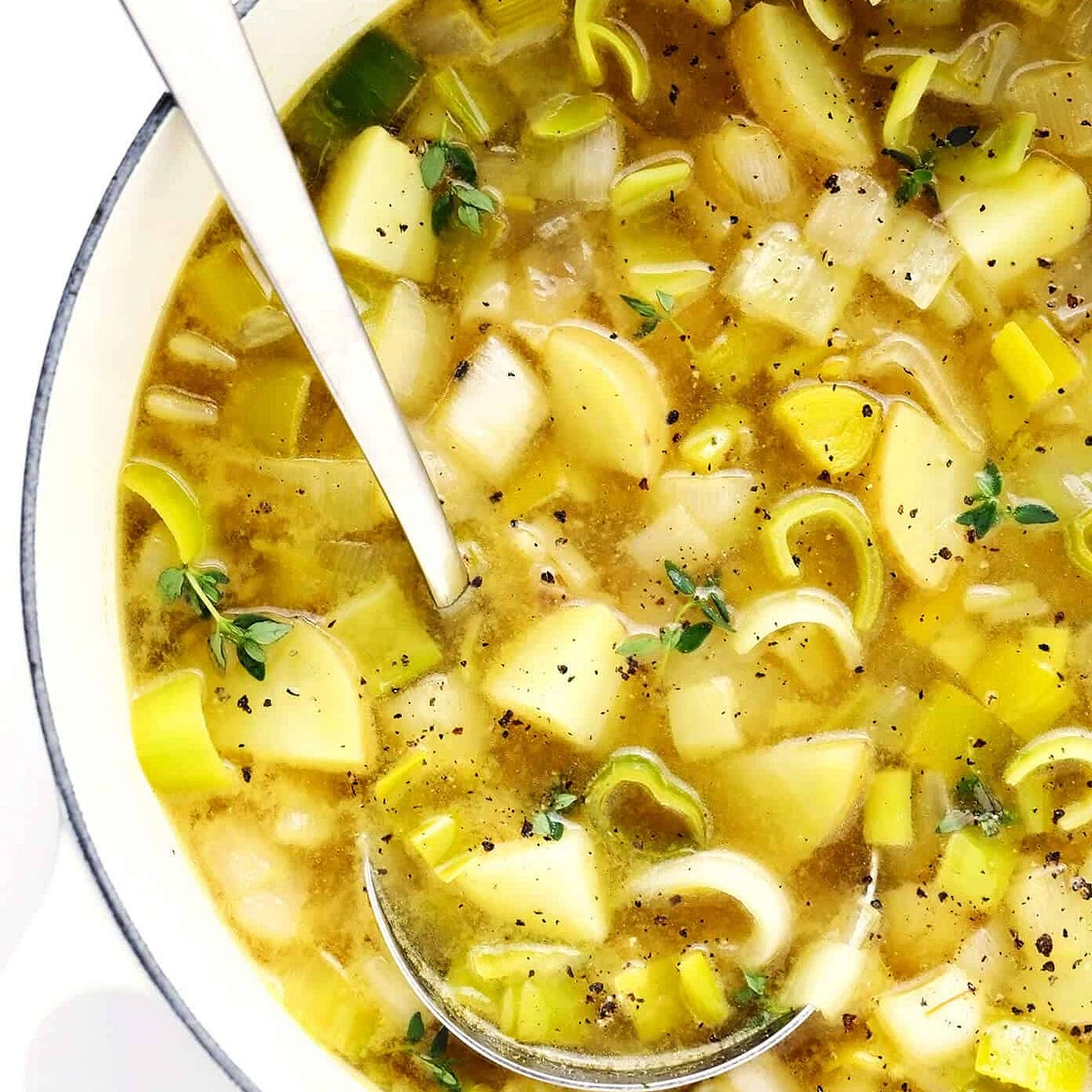 Rustic Potato Leek Soup