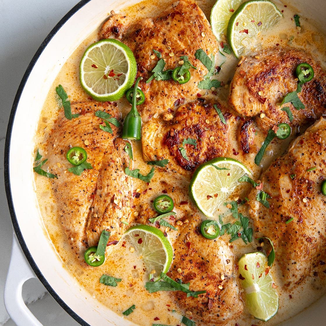 Creamy Coconut Milk Chicken Recipe (One-Skillet)