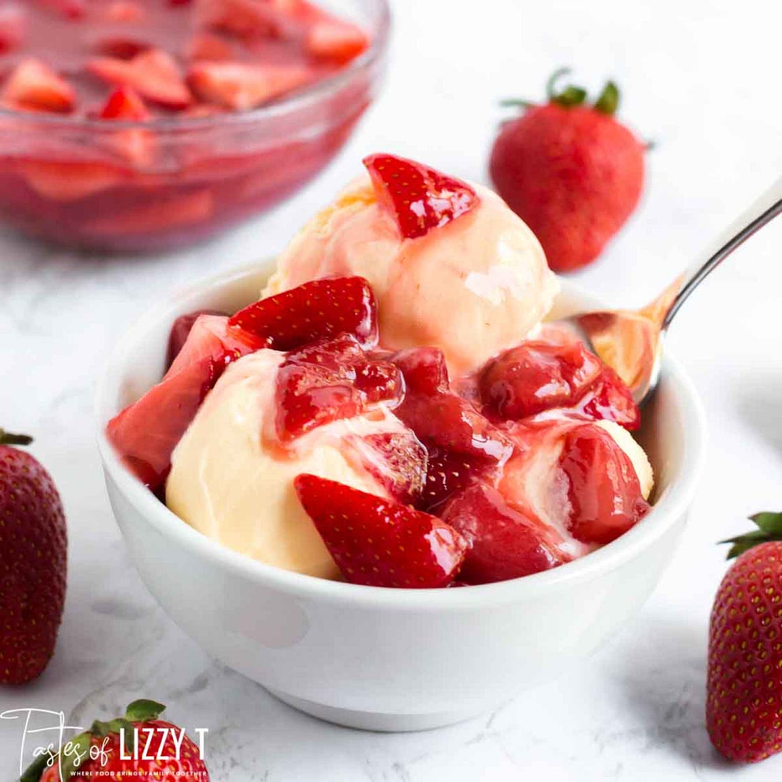 Homemade Strawberry Topping with Secret Ingredient