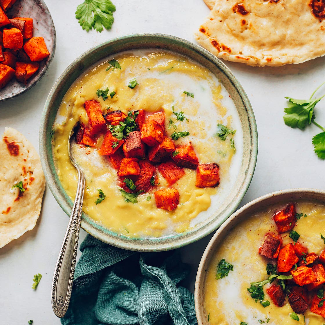 Creamy Yellow Split Pea Soup (Instant Pot Friendly!)