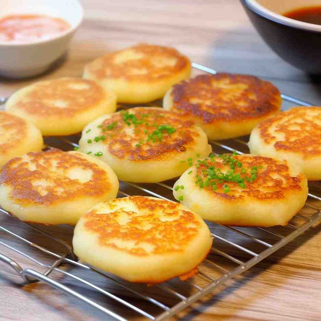 Korean Cheese Potato Pancakes (Gamjajeon)