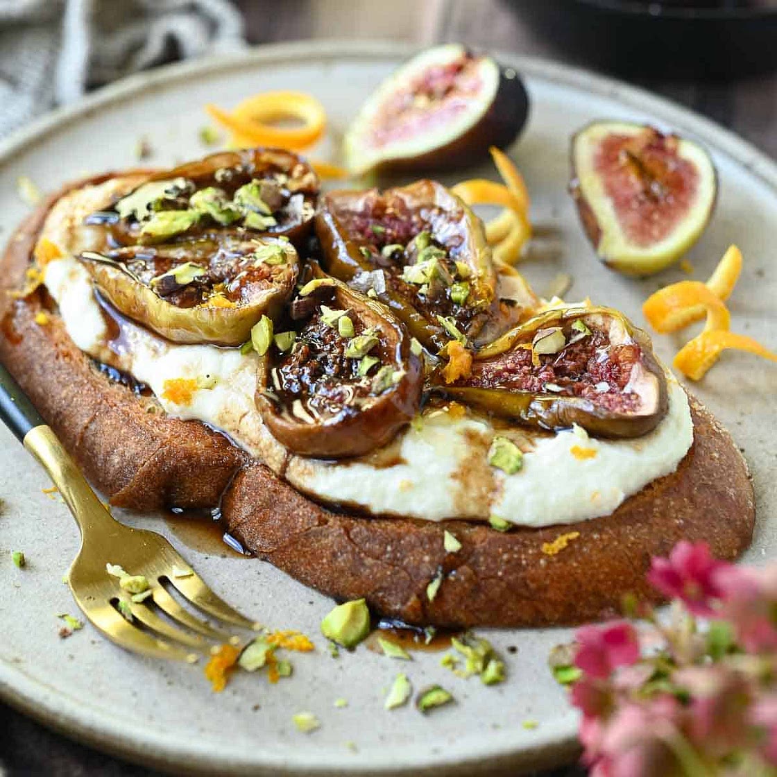 Roasted Balsamic Fig Toast