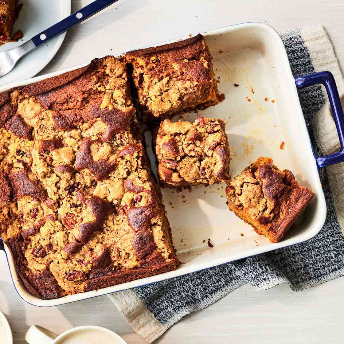 Pumpkin-Pecan Coffee Cake