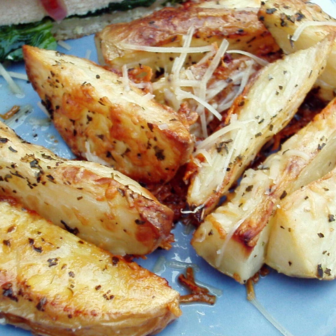 Baked Italian Potato Wedges