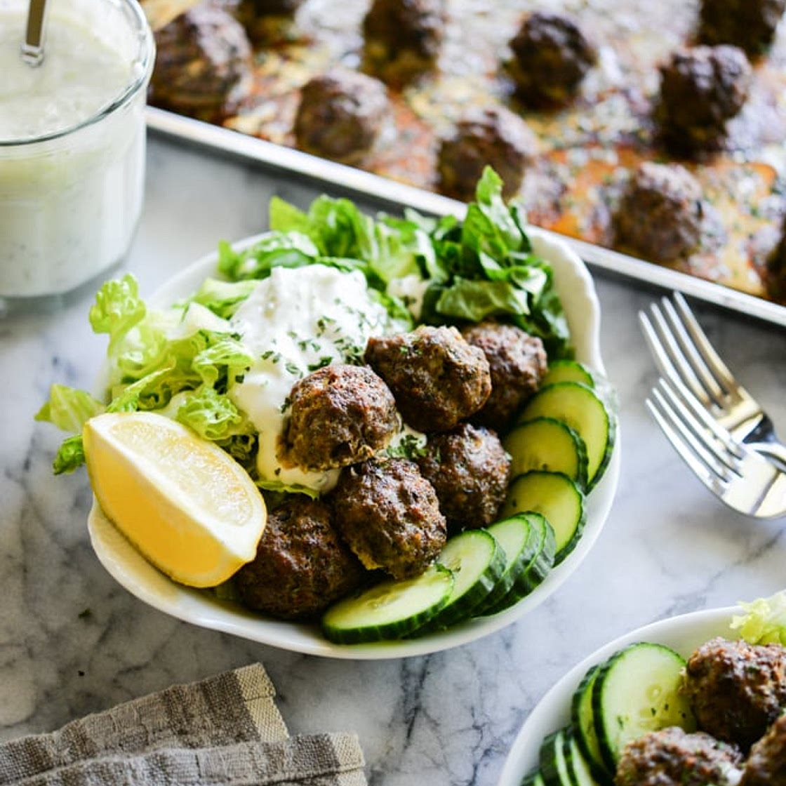 Greek-Inspired Meatballs