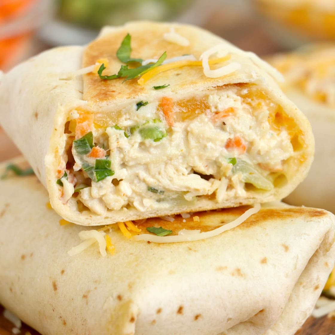 Easy Chicken Salad Snack Wraps