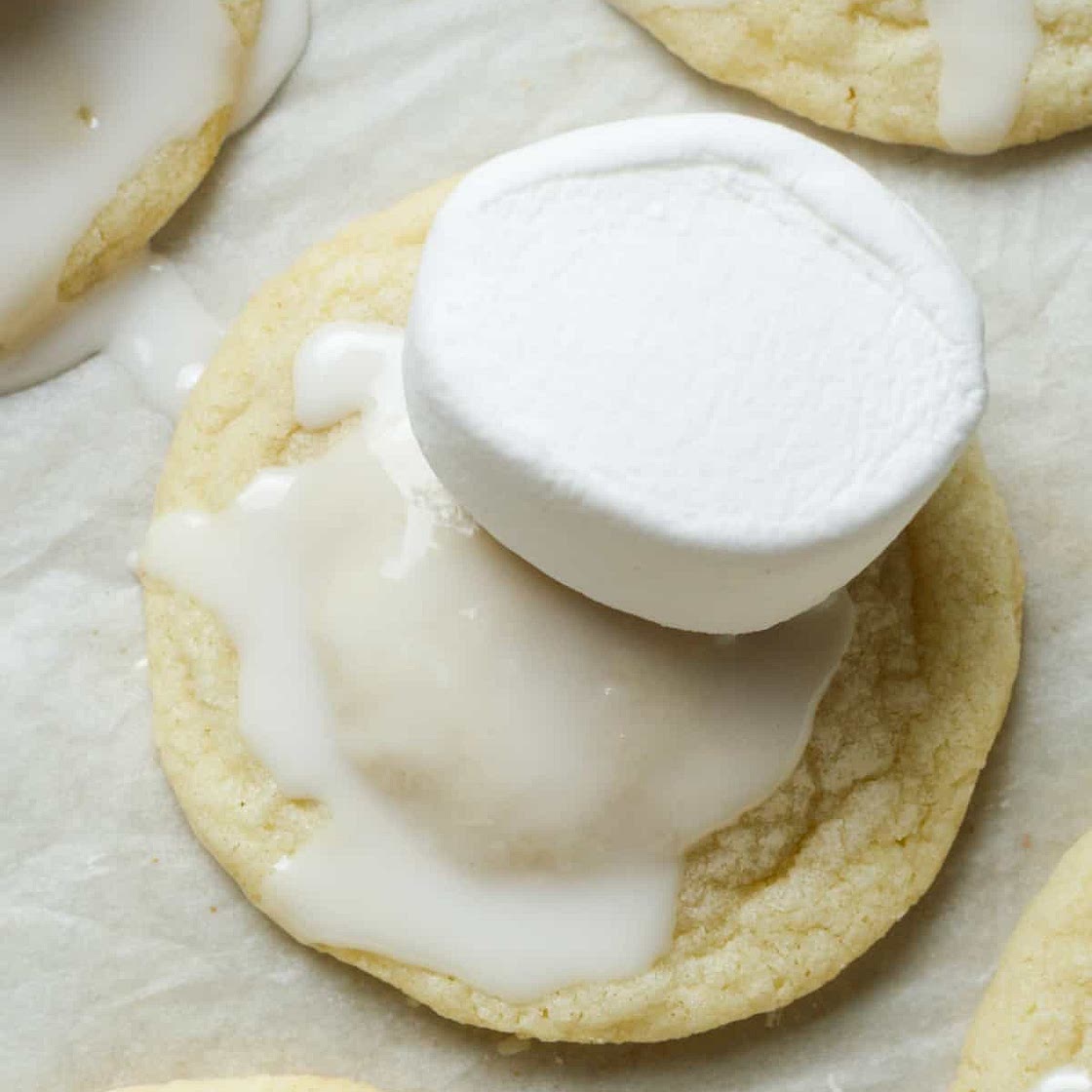 Melted Snowman Cookies