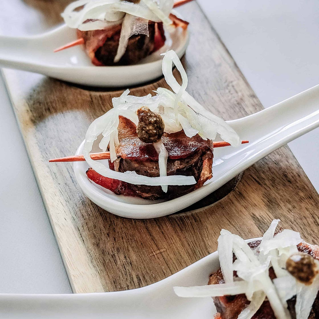 Bacon Wrapped Bratwurst