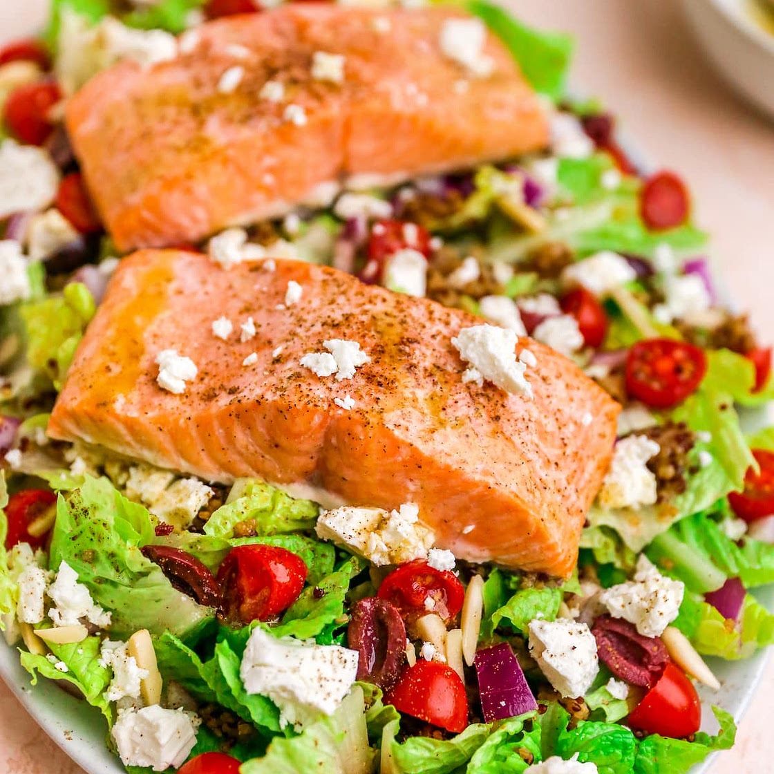 Mediterranean Salmon Salad