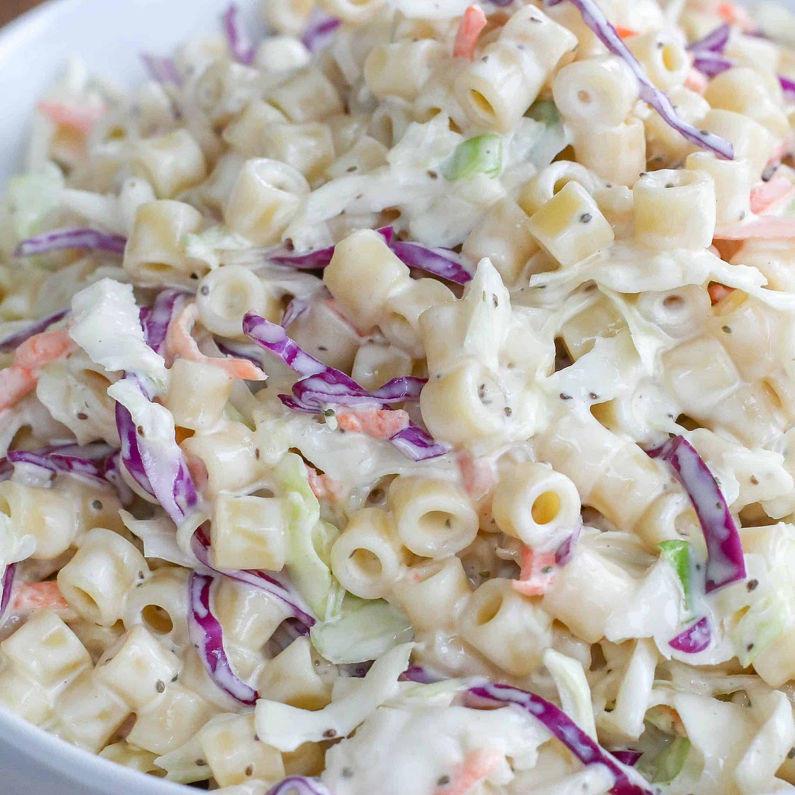 Coleslaw Pasta Salad