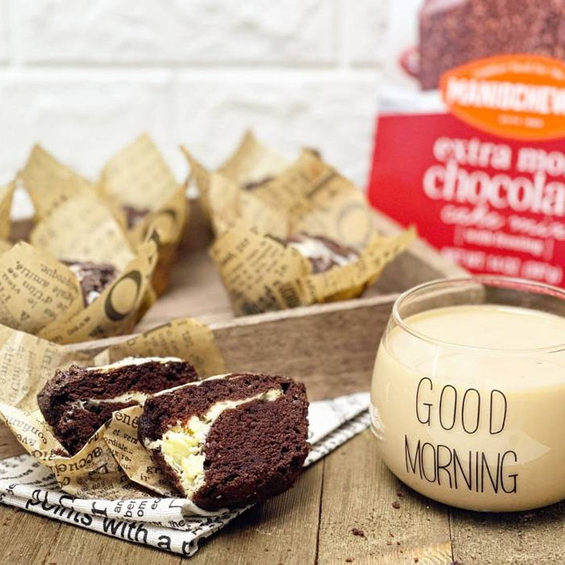 Shortcut Chocolate Cheese Muffins for Passover