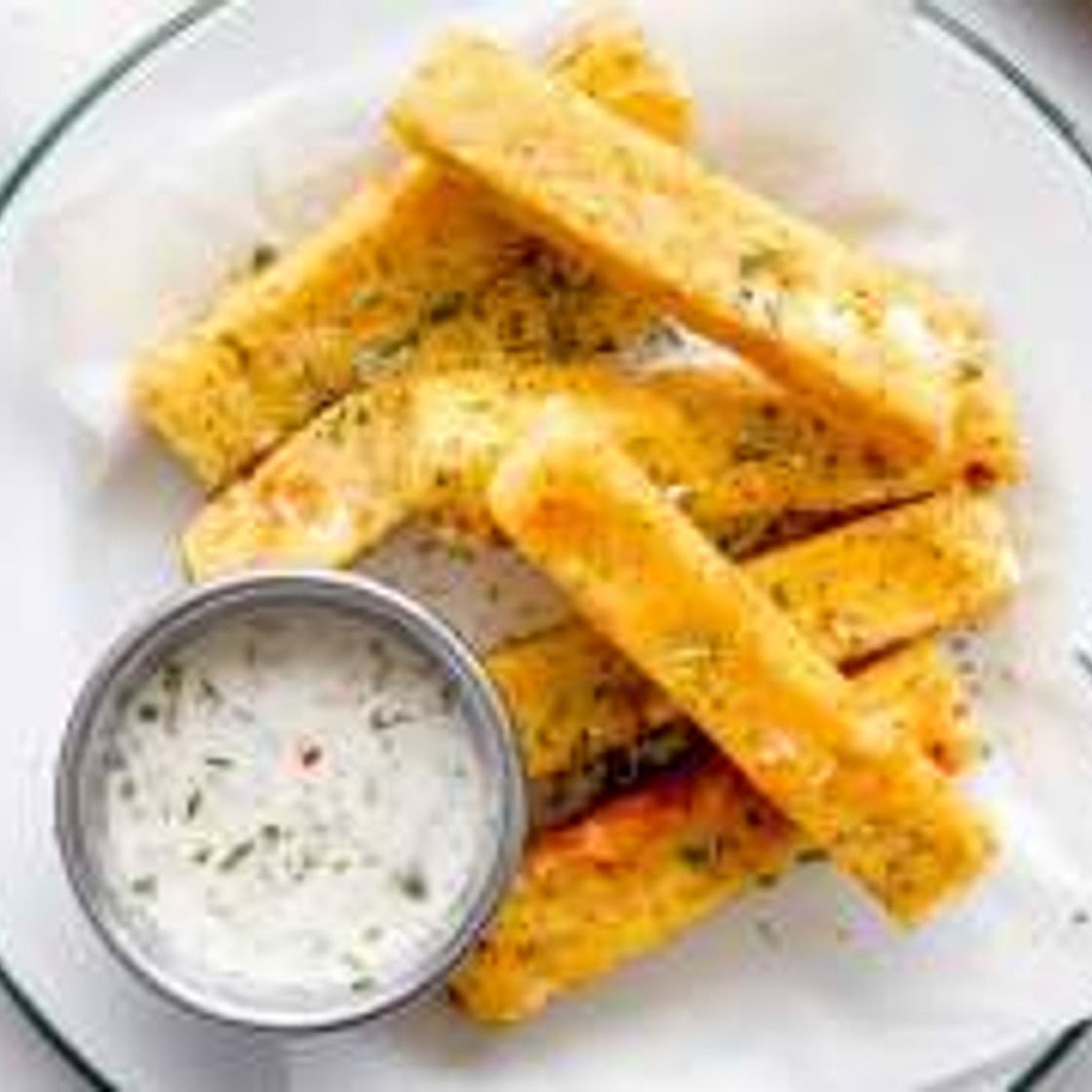 Polenta Feta Fries