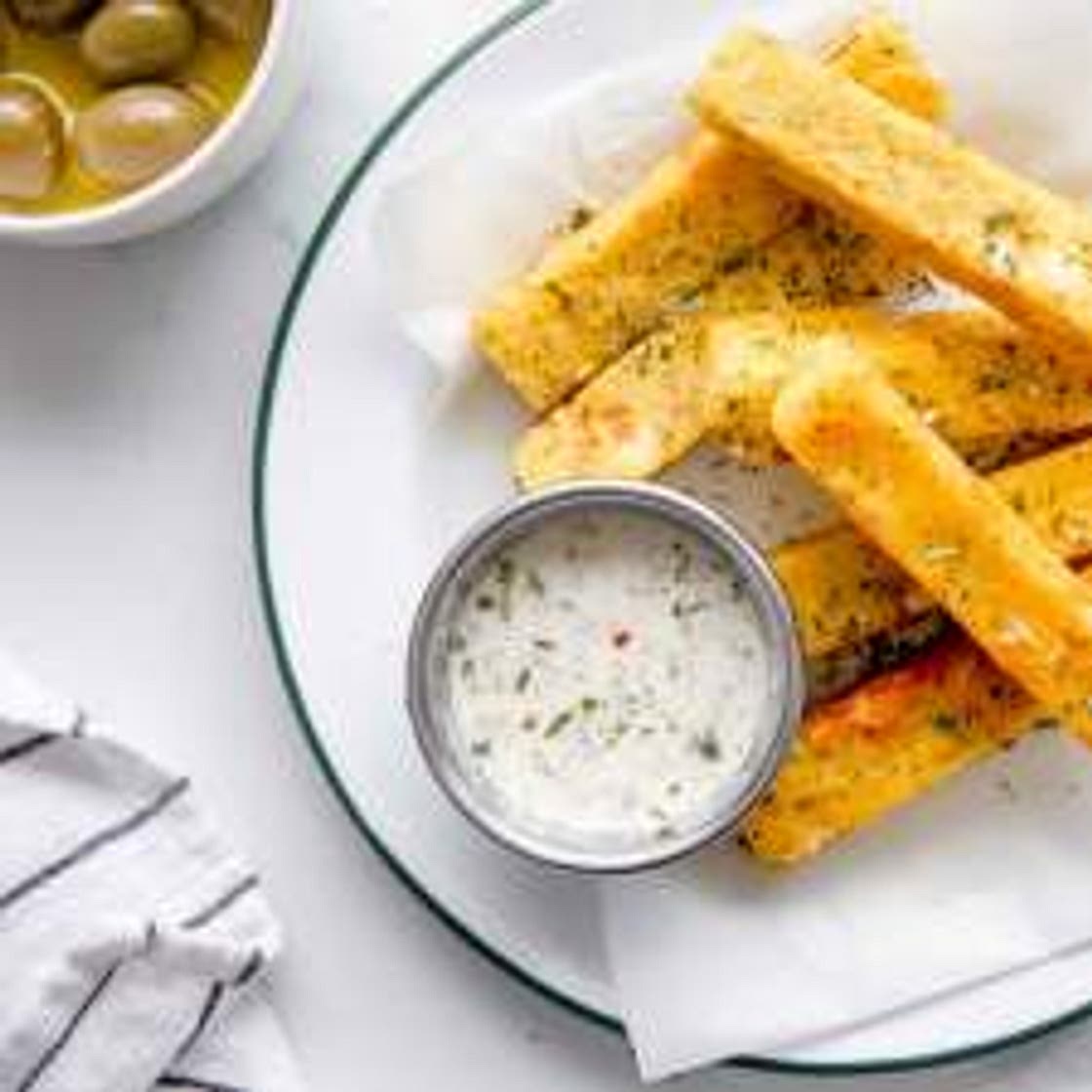 Polenta Feta Fries