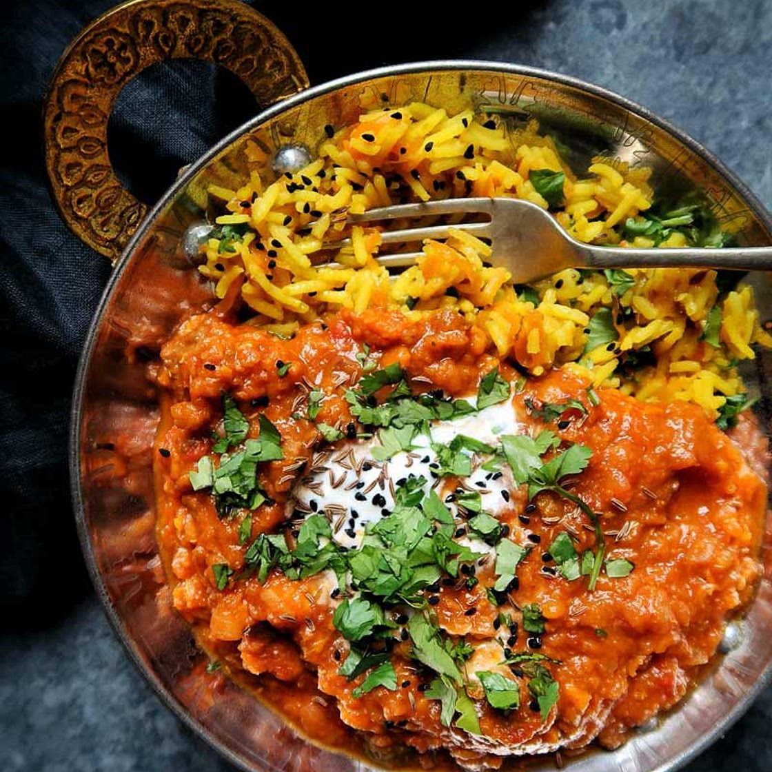 Slow-cooker tandoori beef masala