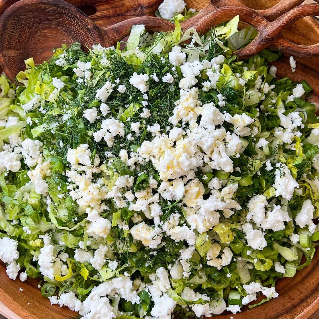 Maroulosalata (Greek Lettuce Salad)