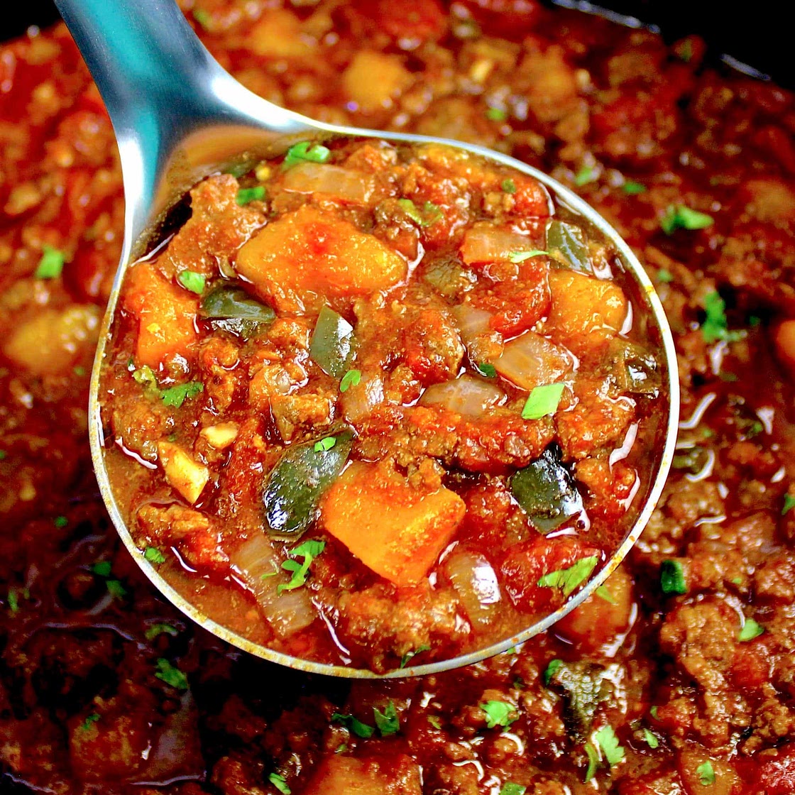 Crockpot Chili with Butternut Squash