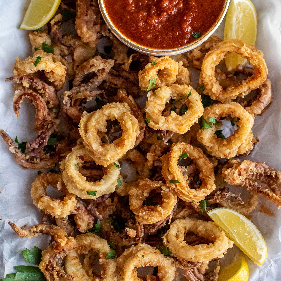 Easy Fried Calamari