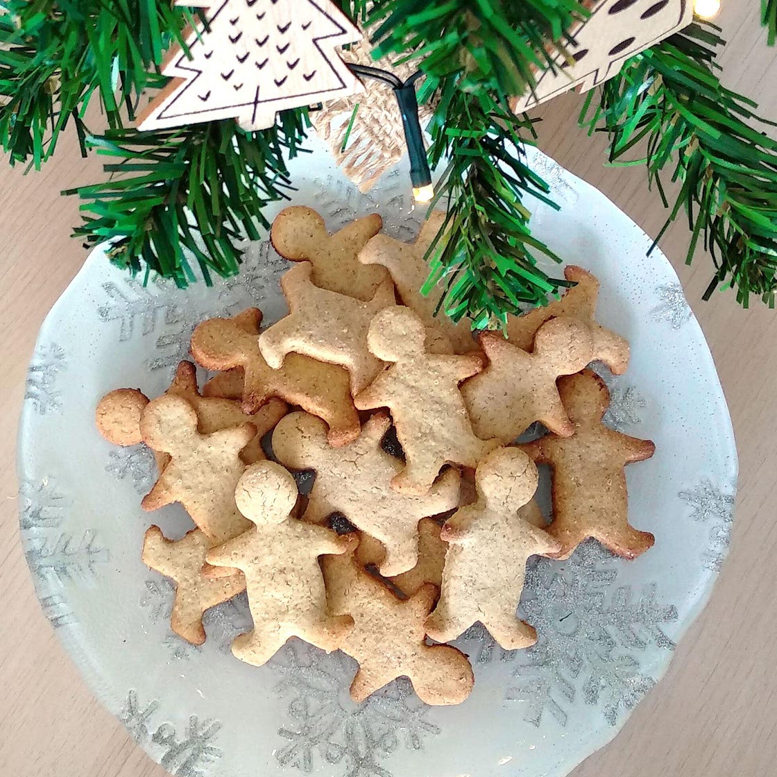 Receita de Biscoito de gengibre natalino