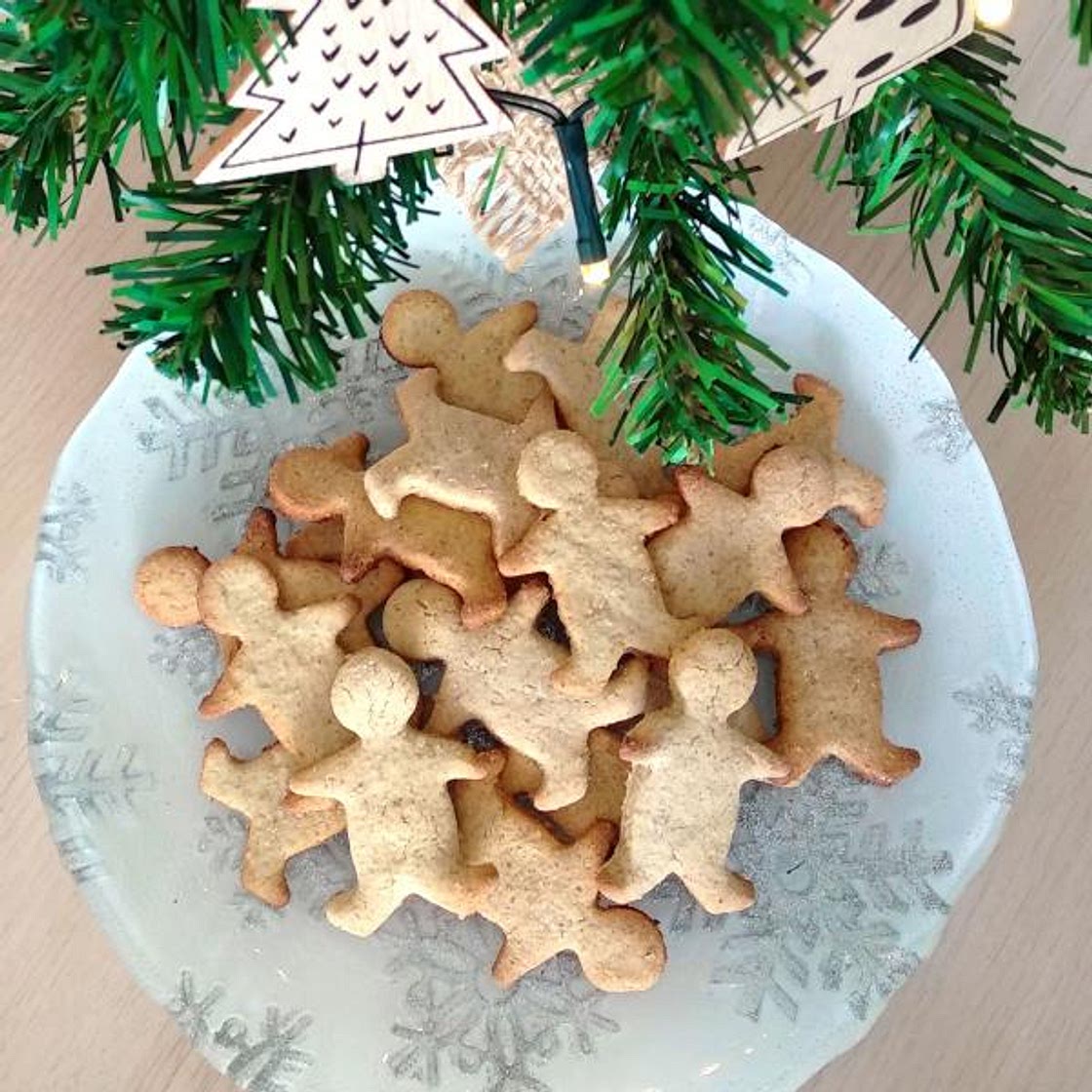 Receita de Biscoito de gengibre natalino