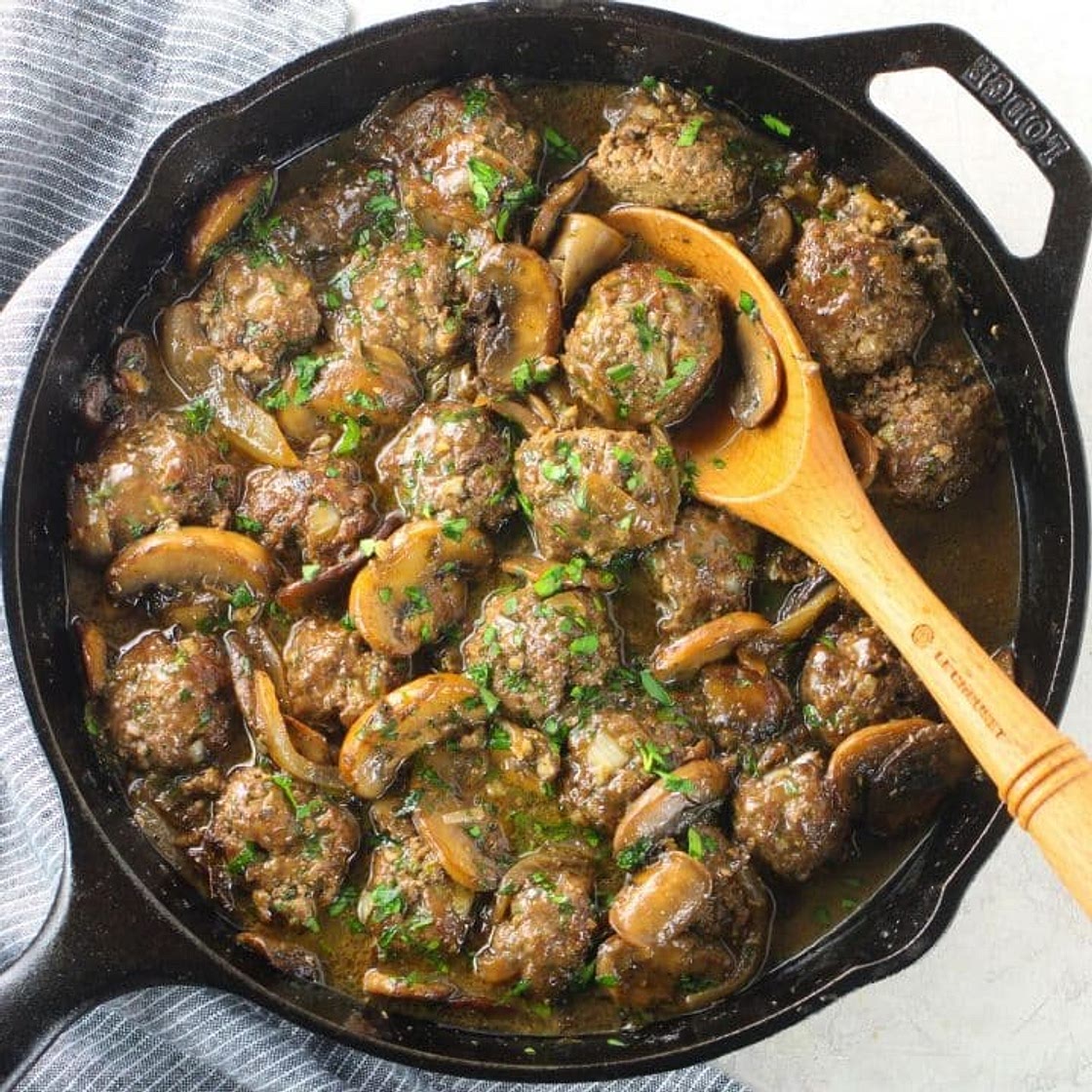 Salisbury Steak Meatballs