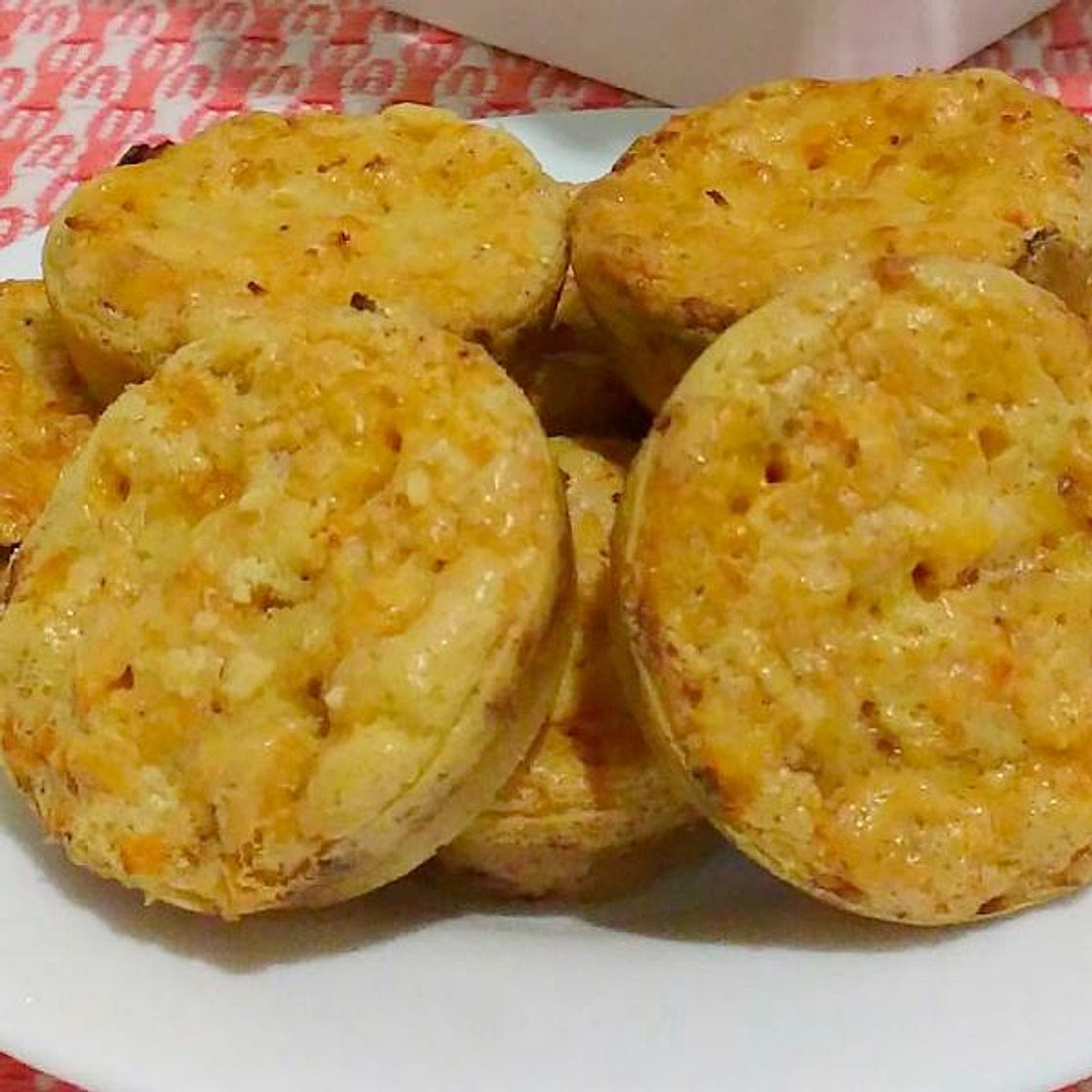 Receita de Muffin salgado de tapioca