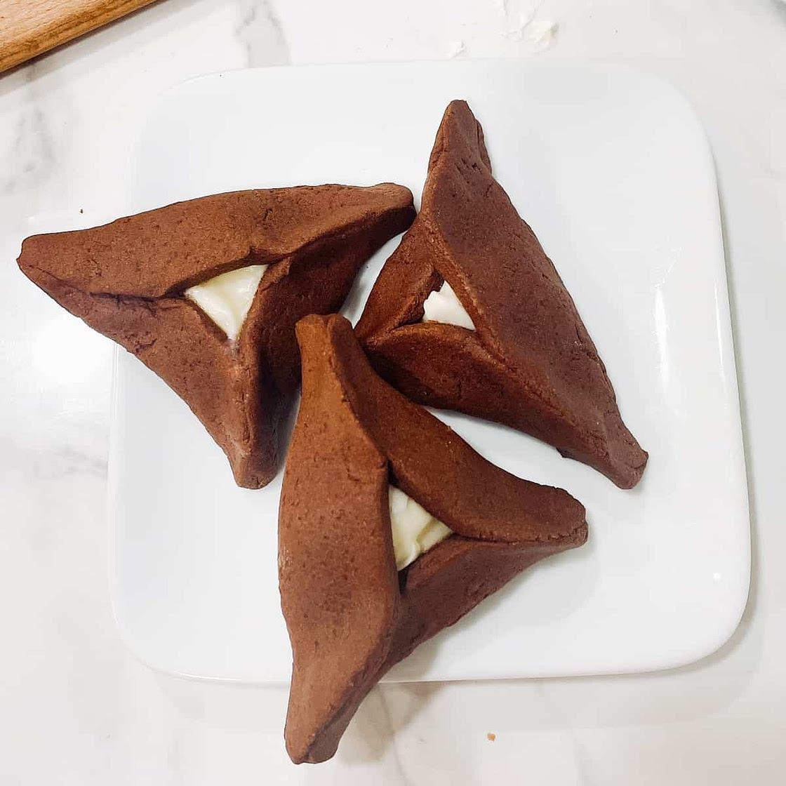Chocolate Cheesecake Hamantaschen