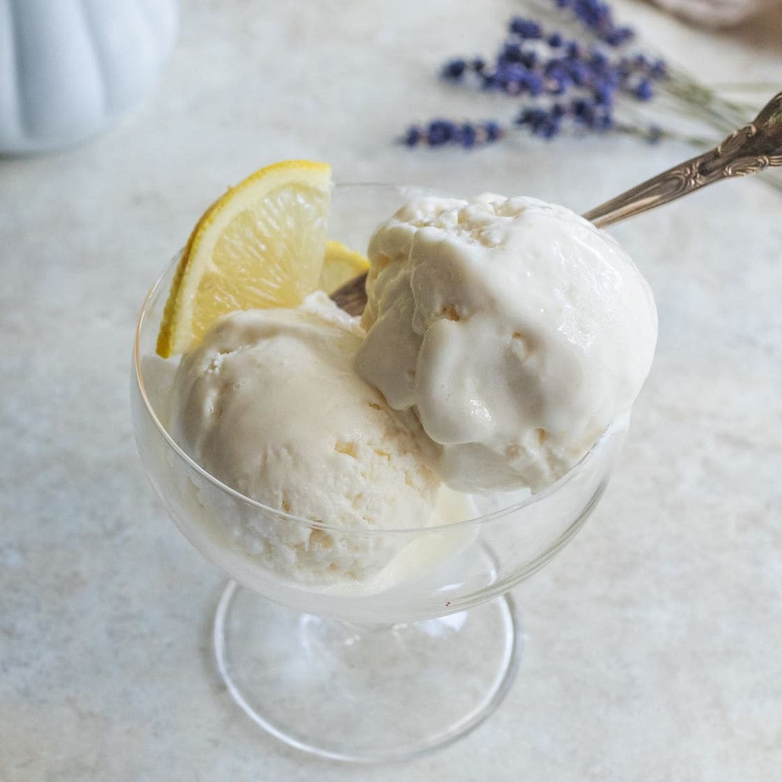 Cottage Cheese Lemon Ice Cream