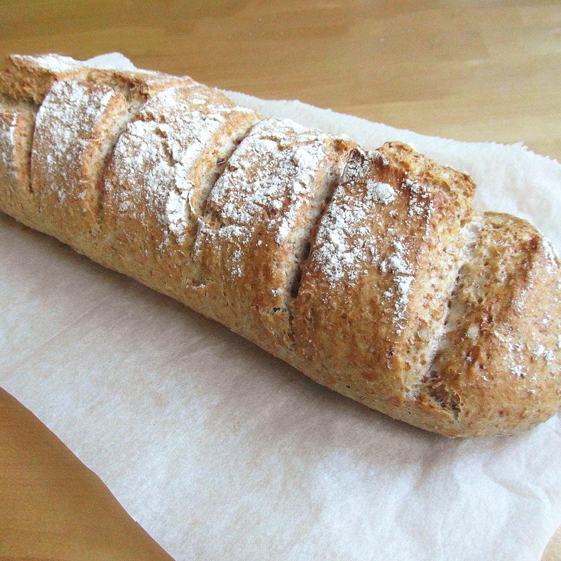 Receita de Pão caseiro integral simples