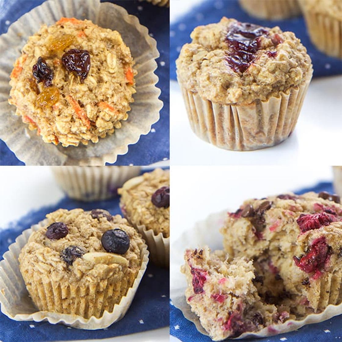 4 Baked Oatmeal Cups (baby, toddler + kid-approved)