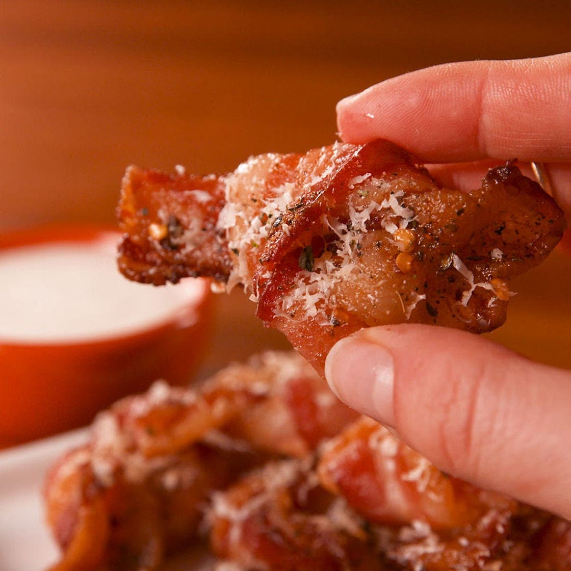 Garlic-Parm Bacon Knots