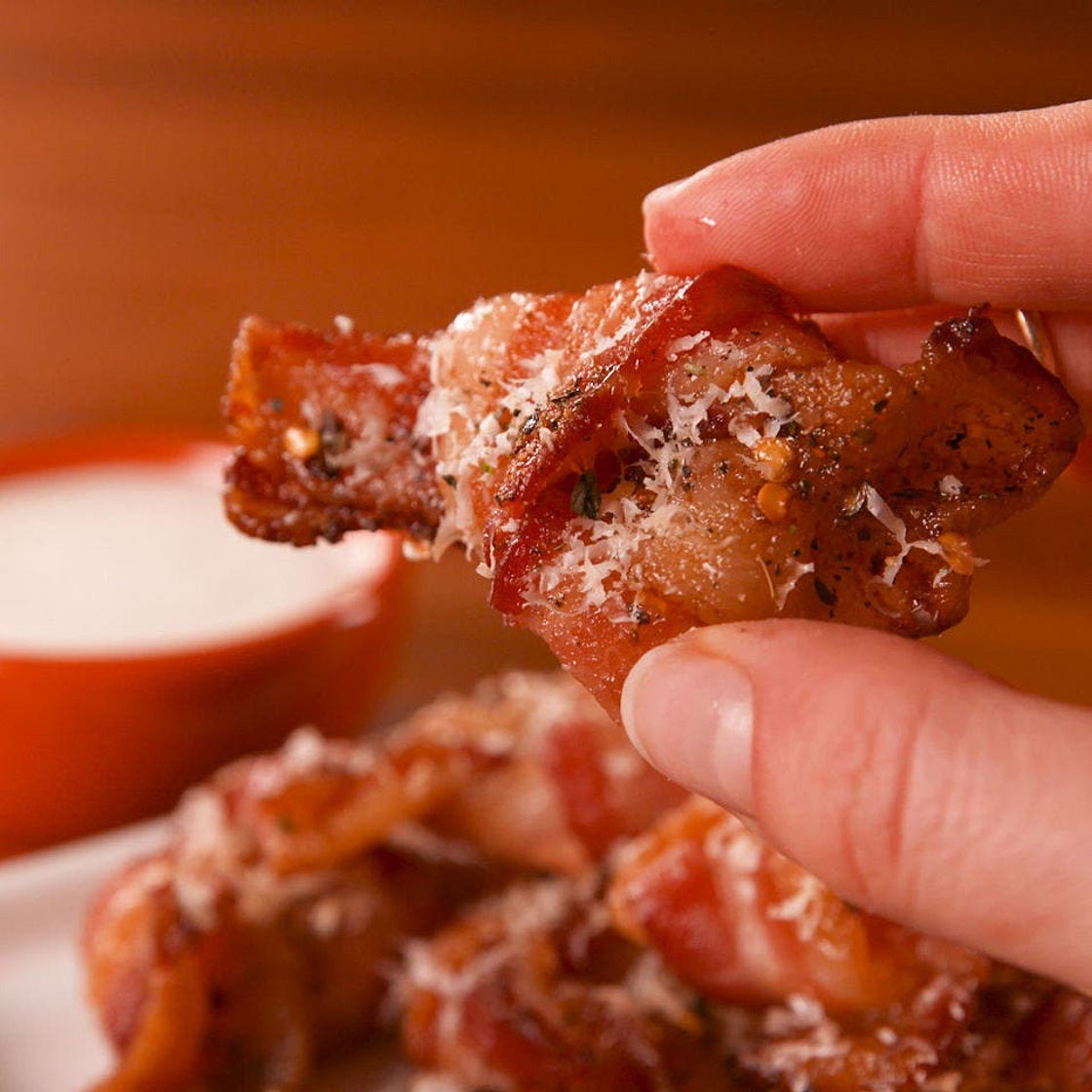 Garlic-Parm Bacon Knots