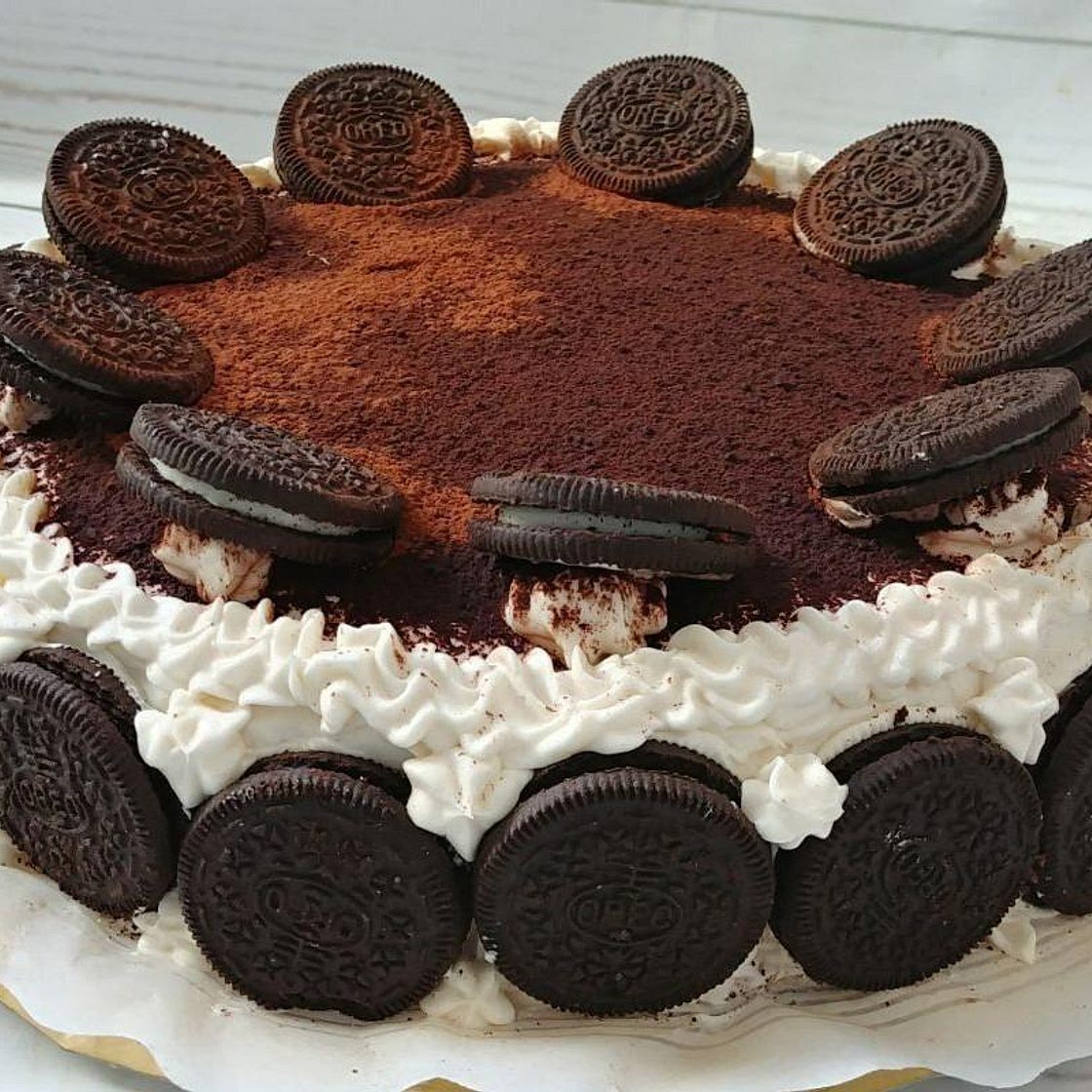Receita de Bolo de Oreo