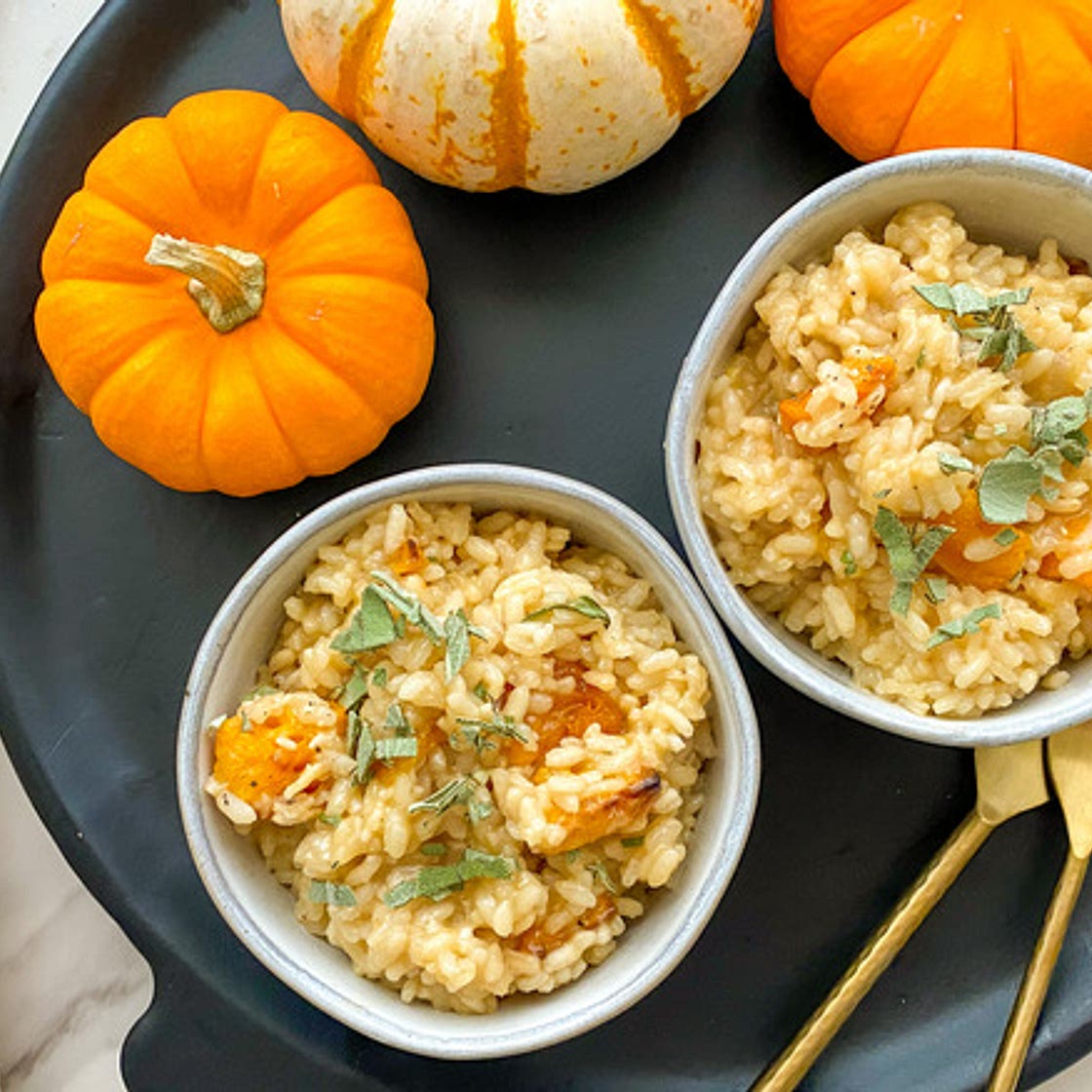 Roasted Garlic and Butternut Squash Risotto Recipe
