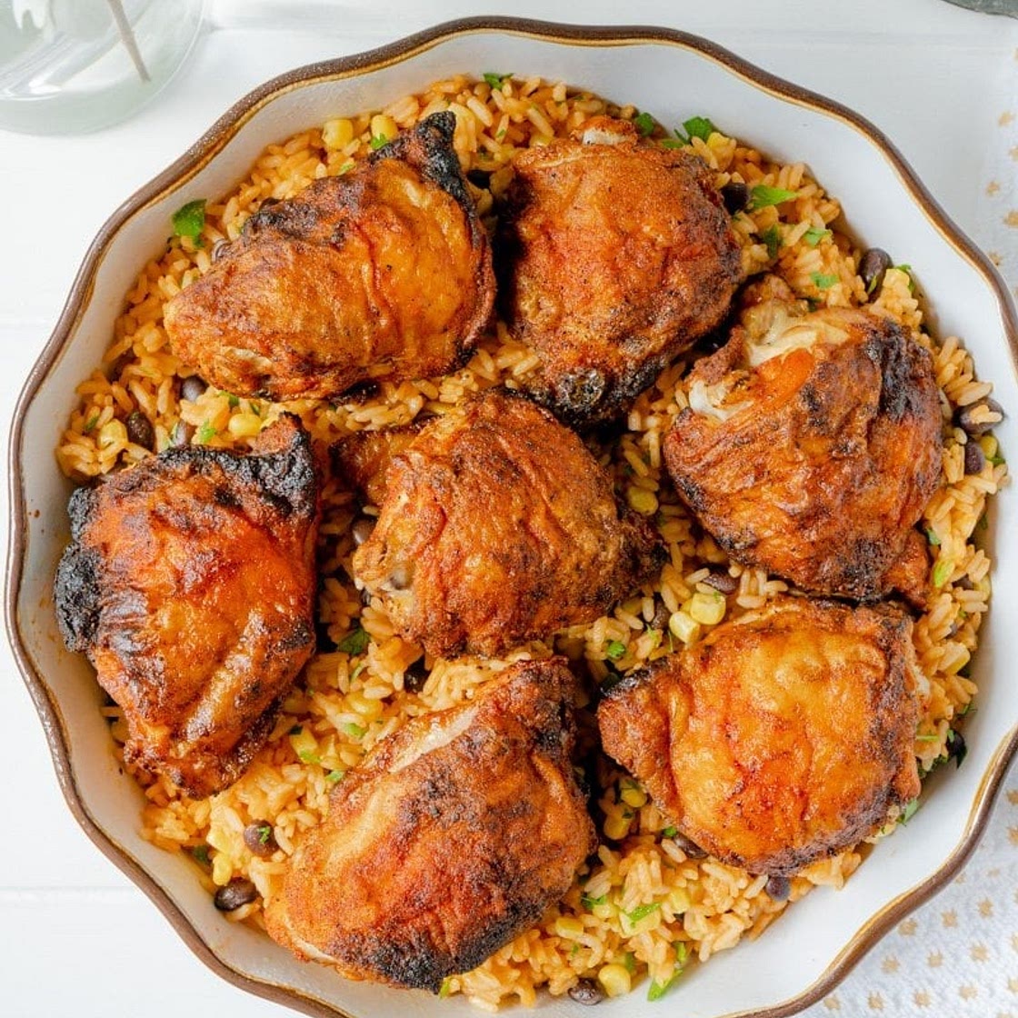 Crispy Oven-Baked Chicken Thighs