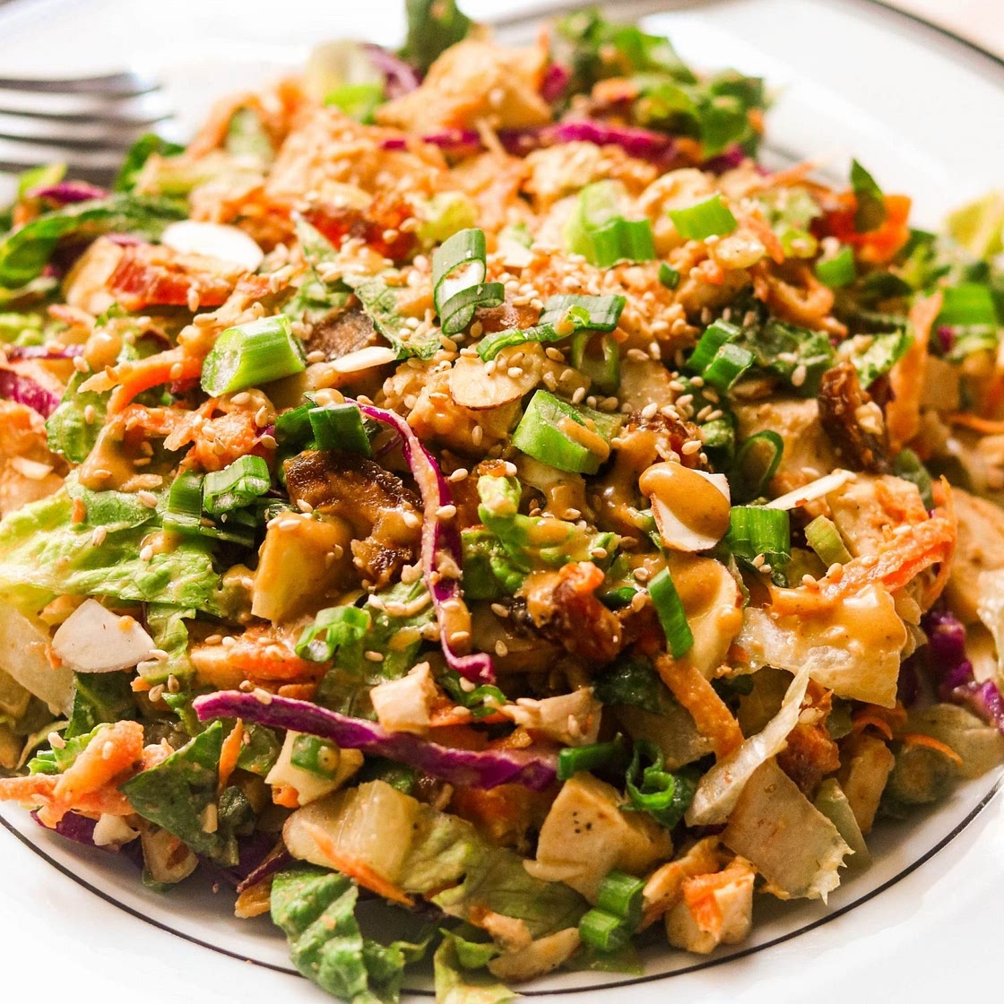 Whole30 Chinese Chicken Salad with Dates (Paleo, Gluten Free)