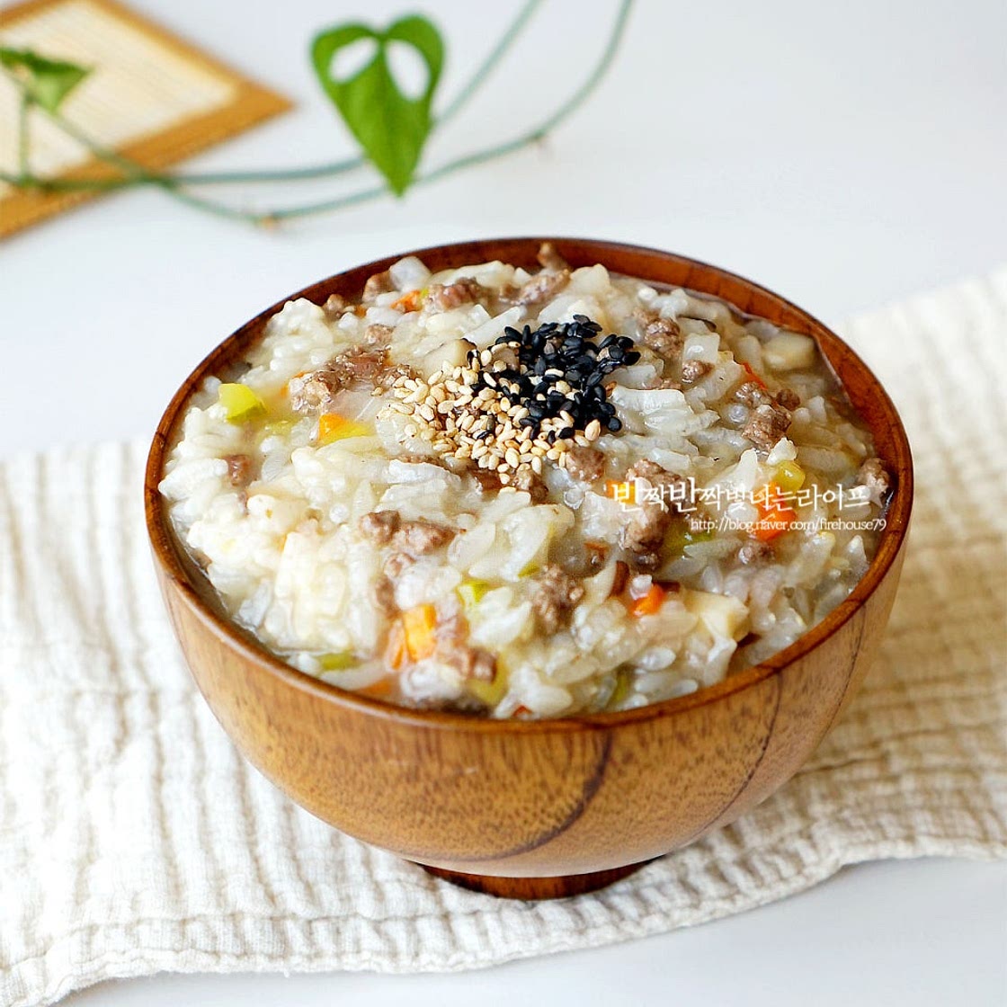 소고기죽 끓이는법 다진소고기 요리 야채죽 끓이는법 소고기야채죽 만들기