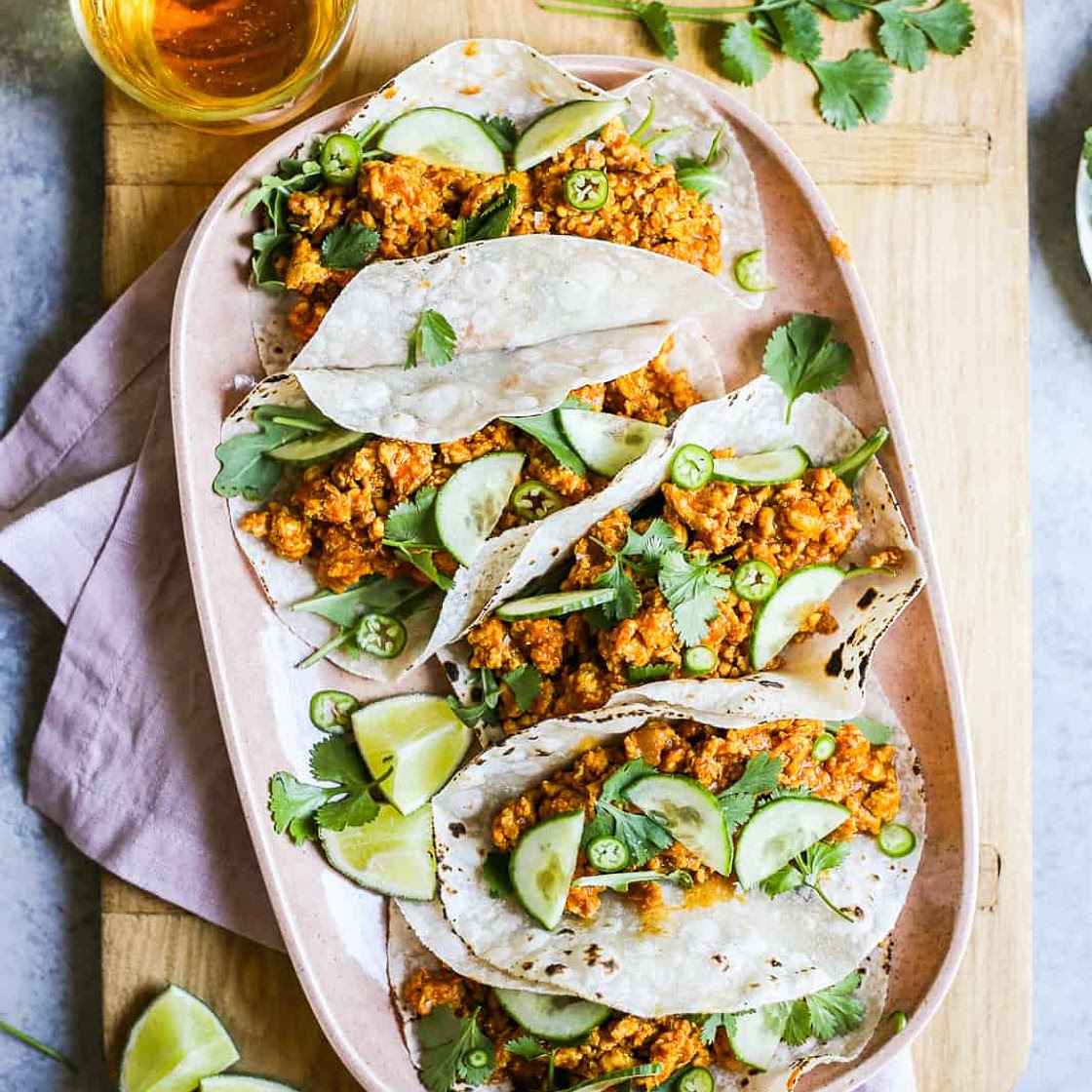 Spicy Chicken Tikka Tacos