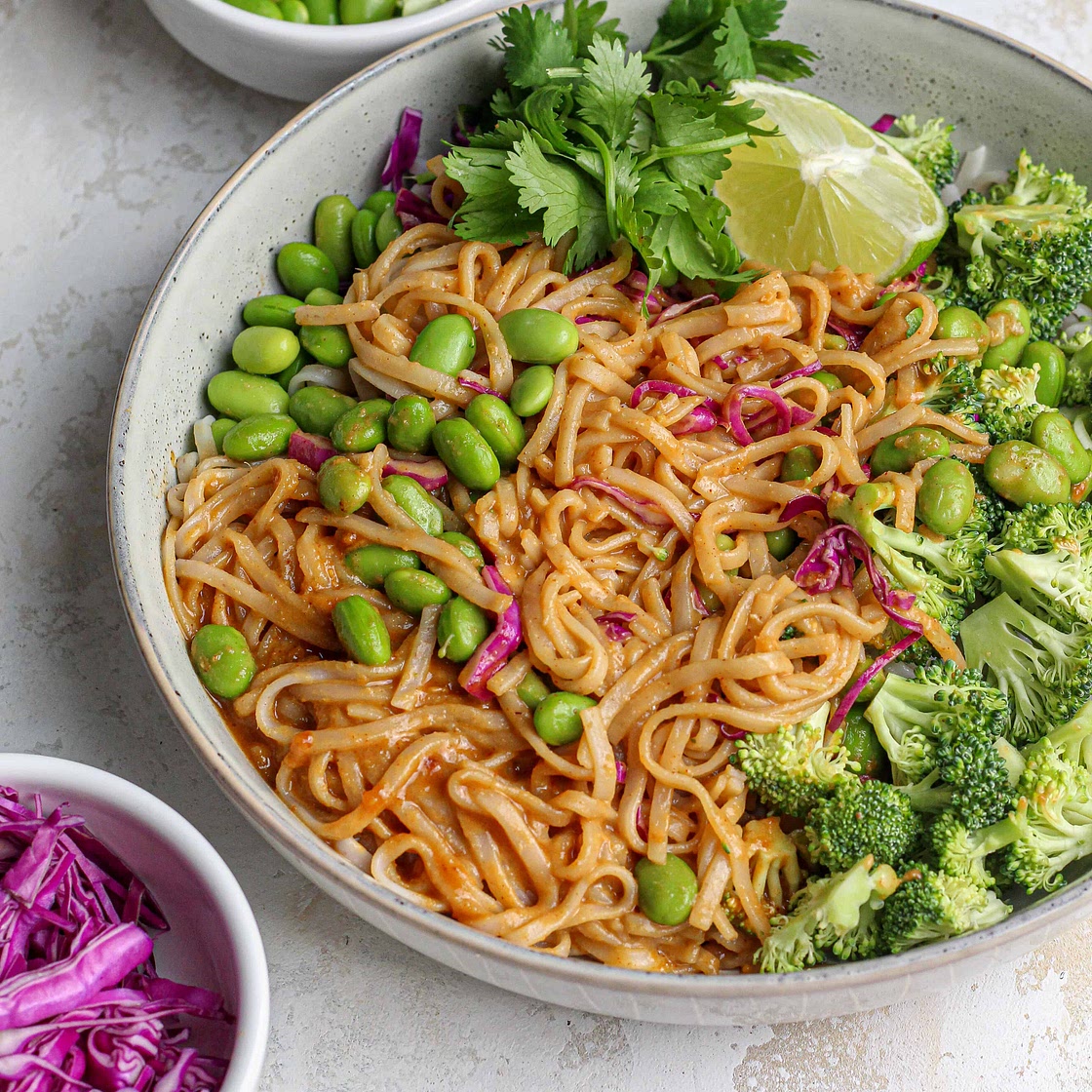 Gochujang Peanut Sauce Noodles