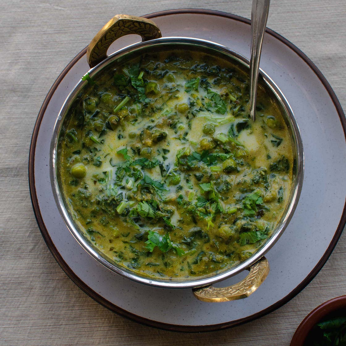 Vegan Methi Matar Malai