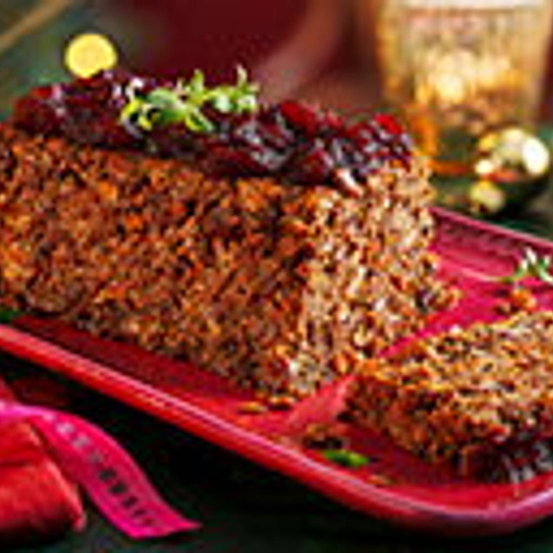 Air-fryer cranberry nut roast
